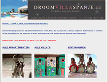 Tablet Screenshot of droomvillaspanje.nl